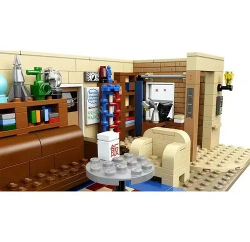NEW Big Bang Theory Apartment Building Blocks Set 484 pcs 7 FIGS Ideas Adults