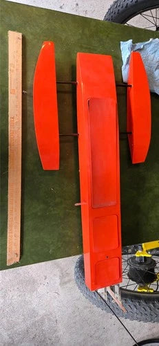 RED RIGGER RC BOAT FULLERS FAST ELECTRICS FX1