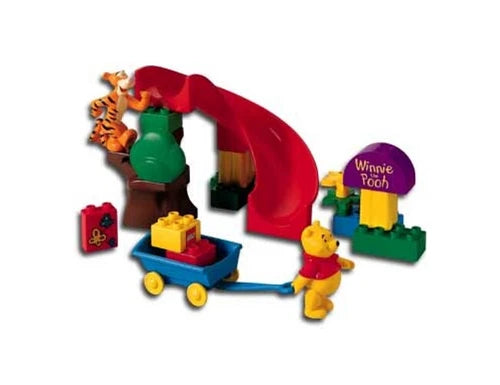 LEGO 2985 - Duplo: Winnie The Pooh - Tigger's Slippery Slide - NO BOX - 1999