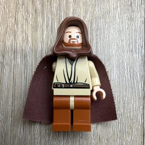 Lego Star Wars light up lightsaber minifigures obi wan and luminara unduli