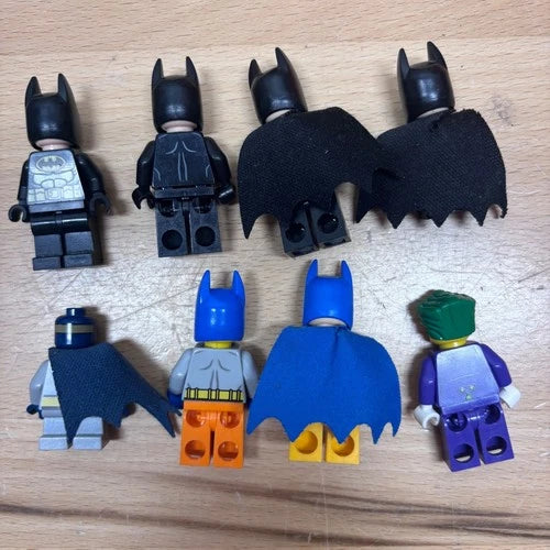 LEGO DC Super Heroes Batman Joker Minifigures & Vehicles Lot Kids Multicolor EX
