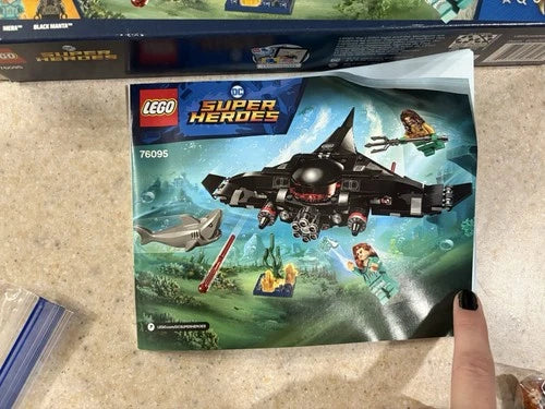 MEOW DC Super Heroes 76095 Aquaman: Black Manta Strike Complete Set Box 235pc