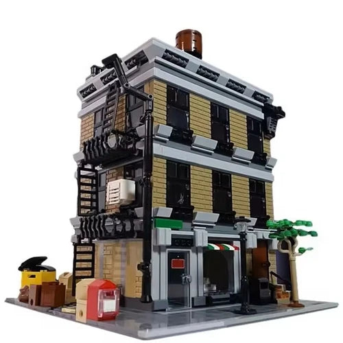 ZITIANYOUBUILD MOC-162822 Apartment Modular Building Townhouse 2712 Pieces