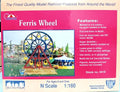 FERRIS WHEEL N SCALE PLASTIC MODEL KIT BY IHC 5410 NEW OLD STOCK NICE 1:160 KIT