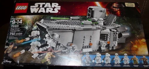 LEGO Star Wars 75103 First Order Transporter NEW - SEALED - RETIRED - BOX DAMAGE