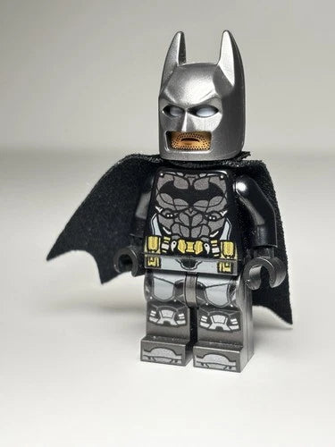 MEOW Batman Arkham Knight Minifigure 76112 Pearl Dark Grey Armor