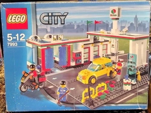 LEGO City Limited Edition #7993 Service Station Set Open Box Never Built