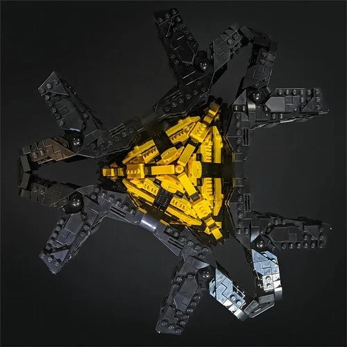 Ha'tak Style Mothership Spaceship MOC Bricks Building Blocks Toy for Men