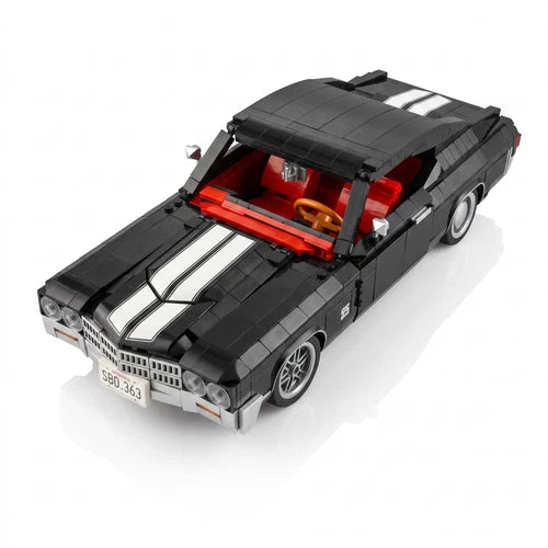 MOC 1:14 Chevelle SS 454 Building Blocks America Muscle Car Moudel Gift 1038PCS