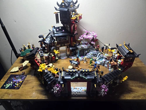 MEOW NINJAGO LEGENDS Old Town Set 100% Complete No Box