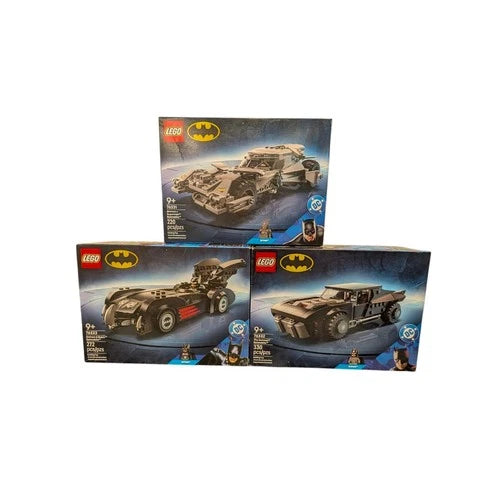 MEOW Batman: Batmobile - 3 SETS - 76331 76332 76333 The Batman BvS Robin NEW 🦇