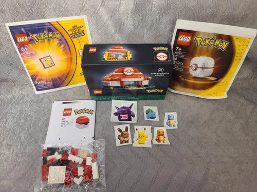 MEOW Pokemon 40911, Poke Ball Smart Tag Case Build, 4000703, 30729 & Stickers