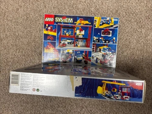 NEW LEGO 4555 Cargo Station 9V Trains 1995 Freight Loading Crane Sealed Retired