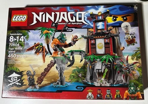 NISB LEGO Ninjago Tiger Widow Island 70604 New Sealed (minimal box damage)
