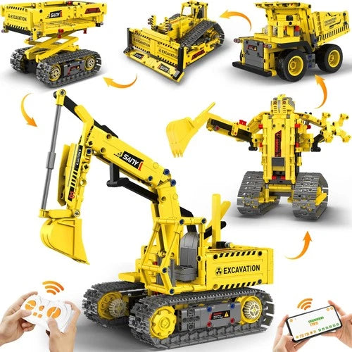 okk STEM Robot Toys for Kids 8-12, 5 in 1 APP & Remote Control Robot Building...