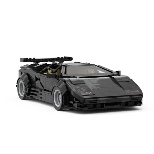 Sports Car 1339 Pieces Black Version Building Blocks Toys Kit Set for Collection
