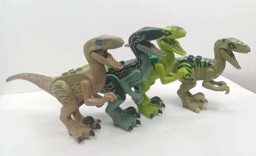 LEGO Jurassic World Velociraptors, Blue, Delta, Charlie, Echo.