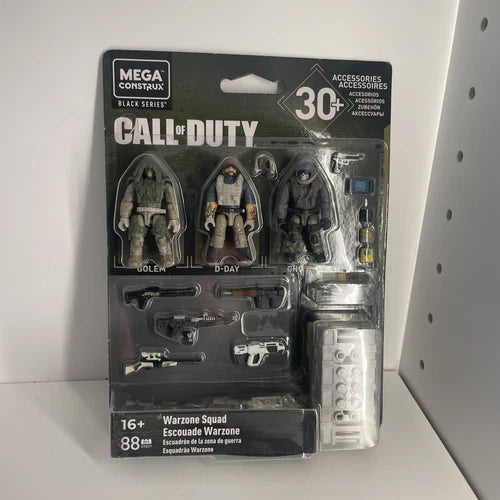 Mega Construx Call of Duty Warzone Squad 30+ Accessories 88 Pieces Building Kit
