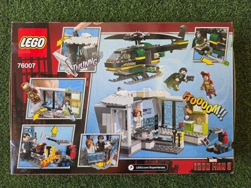 MEOW Super Heroes 76007 Iron Man Malibu Mansion Attack Building Toy Set NIB