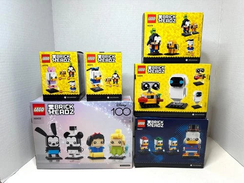MEOW BrickHeadz Disney Lot 6 Sets 40622 40619 40477 40378 40377 40476 New Sealed