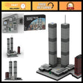 World Trade Center Building Blocks Set 982PCS - NYC Landmark Model Kit, DIY Asse