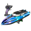 2.4GHz RC Boat 10km/h High Speed LED Lights 2 Batteries 400 Mins Playtime