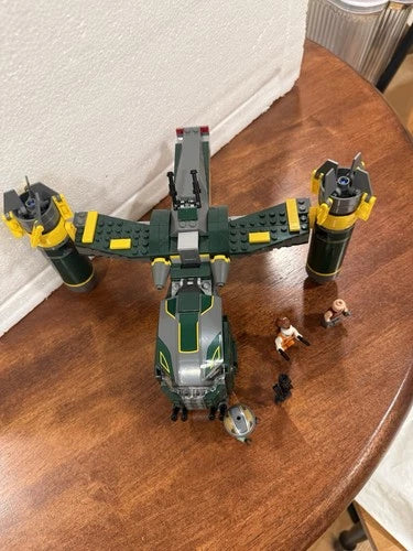 LEGO Star Wars Bounty Hunter Assault Gunship & Minifigures 99% Complete 7930