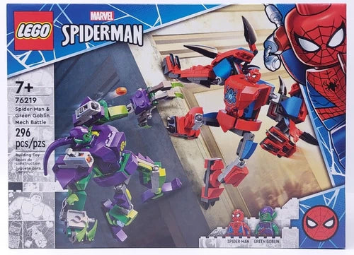 Lego 76198 + 76219 Spider Man Doctor Octopus Green Goblin Mechs Lot 2