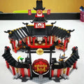 Training Hall Red House Monastery of Spinjitzu Building Blocks Toys Lego