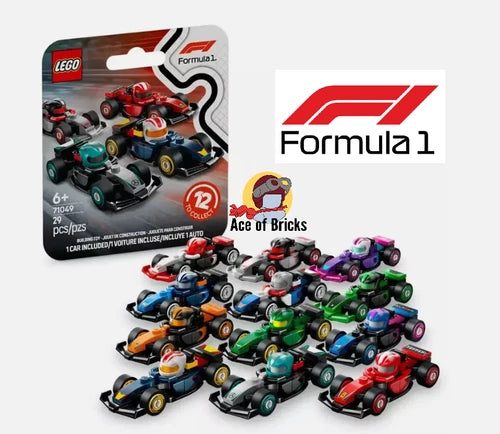 LEGO Formula F1 Collectible Race Cars 71049 - Complete Set of 12 (SEALED)