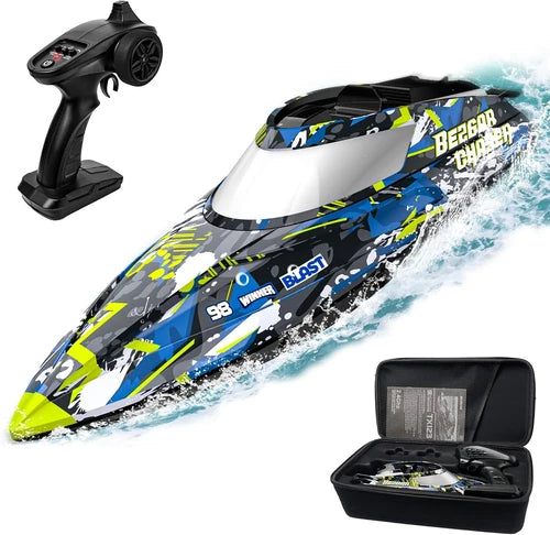 TX123 Remote Control Boats - Fast Speed RC Boat 32+ KPH with a Portable Suitcase