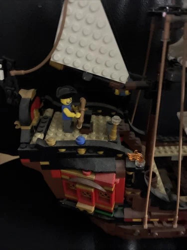 Lego Pirate Ship Already Built Sold As Is Some Loose Pieces At The Bottom