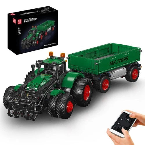 Mould King 17095 Remote Control Tractor Vehicle Truck Building Block Toy MOC