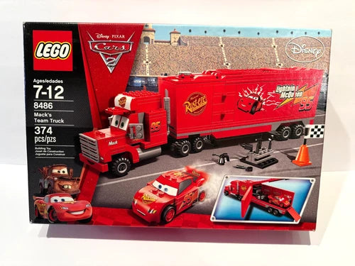 Rare Complete & Assembled MEOW Disney Cars 2 Mack's Team Truck Set 8486 - 374pcs