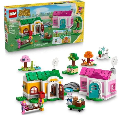 LEGO Animal Crossing 77057 Creative Houses Seasons of Fun Building Set