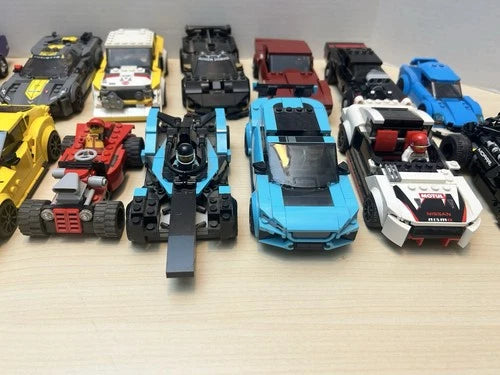 LEGO Speed Champions Car Lot 15 Vehicles - Ferrari Porsche McLaren Nissan Racing