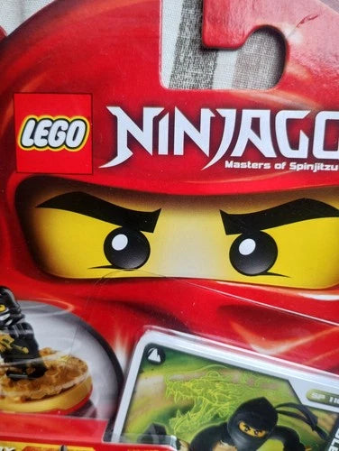 LEGO NINJAGO Cole DX 2170 Spinjitzu Spinner Minifigure 2011 SEALED NEW