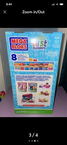 Retired MEGA Bloks First Builders Block Buddies 8pc Lot 81215 81218