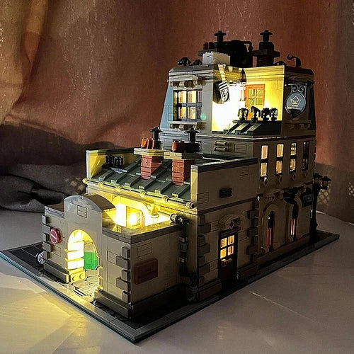 MOC XMORK Ratatouille Gusteau's Parisian Restaurant building blocks set Bricks