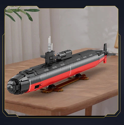 US Navy Los Angeles class Nuclear submarine SSN Building Blocks 2988 pieces NIB