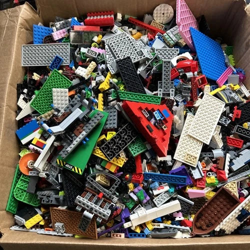LEGO Bulk Lot 30+ Lbs Mixed Bricks Plates Parts Vehicles Used AS IS Mix Untested