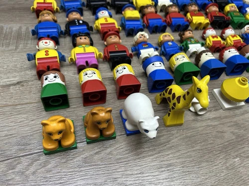 LEGO DUPLO People Animals Figures & Accessory Lot Of 77