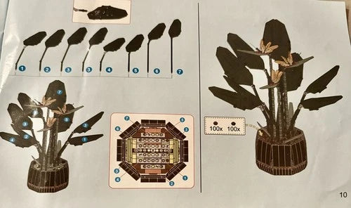 MEOW Bird of Paradise 10289 Botanical Collection 1173 pcs 18+ Brick Separator