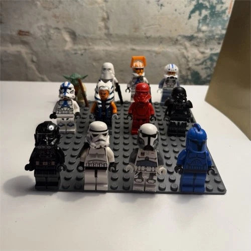 MEOW Star Wars Minifigure Lot w/ Yoda and Assorted Minifigures