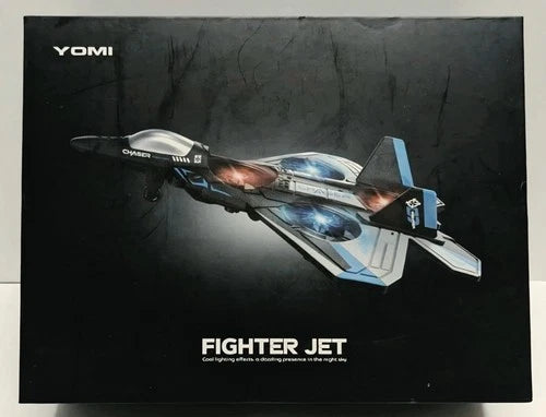 🔥 YOMI Fighter Jet Electric RC Airplane Jet/Turbine EPP Black/Blue ZJ100A.