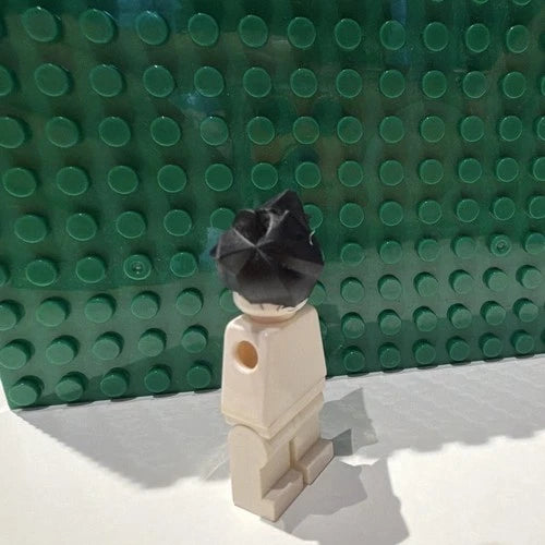 LEGO Minifigure Hair Piece black Nightwing 2006