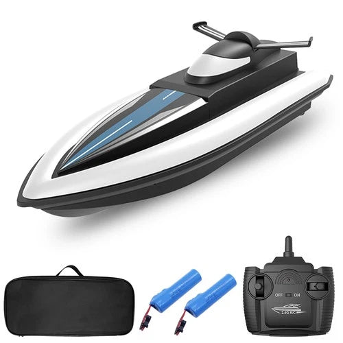LSRC RC Boat Remote Control Boat Race Boat 2.4GHz Waterproof Toy For Lake P LUGE
