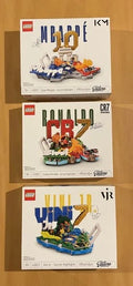 LEGO Editions Ronaldo, Mbappe’, & Vini Jr Soccer Highlights 3 Building Set LOT