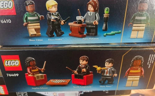 LEGO Harry Potter House Banner Set Complete! Huff & Raven NIB, Slyth & Gryf USED
