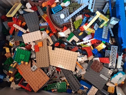 LEGO 20 lbs Pounds Random Bulk Lot Parts Pieces Building Plates Blocks Washed
